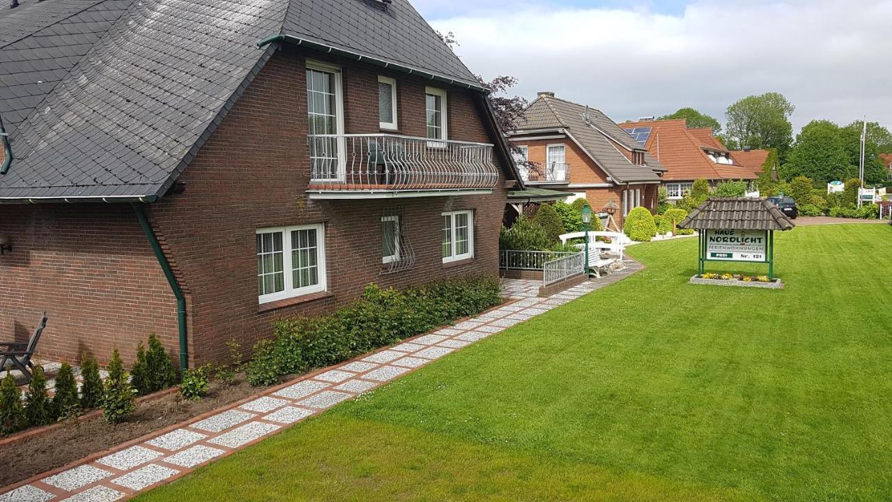 Hausnordlicht Fewo 1 Dornum Exteriör bild